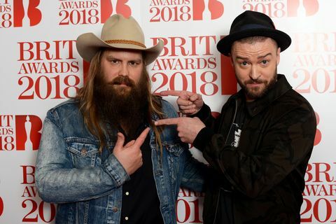 chris stapleton justin timberlake brit prêmios