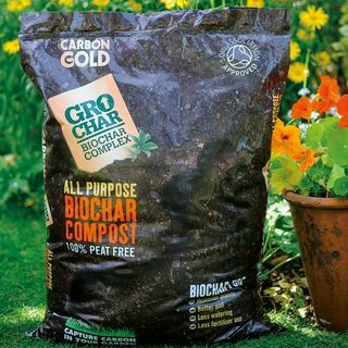 Composto multiuso sem turfa Carbon Gold grochar - 20 litros