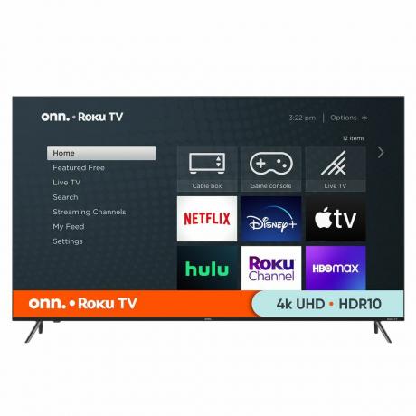 Smart TV Roku LED sem moldura classe 4K UHD de 75 pol. 