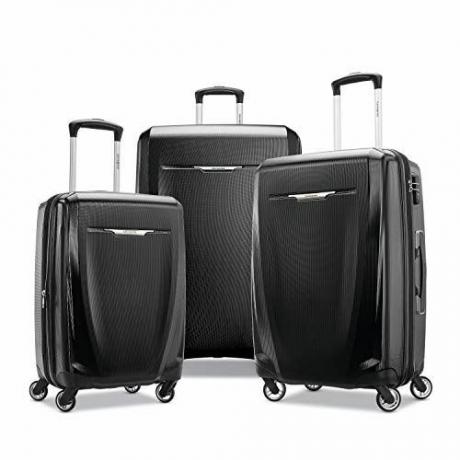 Conjunto de 3 peças de bagagem Samsonite Winfield 3 DLX hardside expansível com spinners 