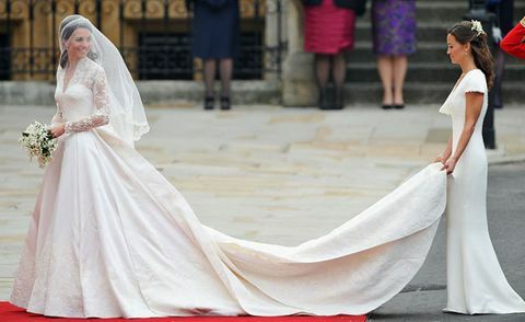 Kate Middleton usava um segundo vestido de casamento em seu grande dia