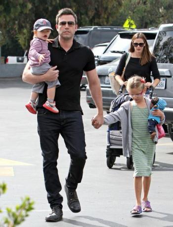 Jennifer Garner, Ben Affleck e seus filhos