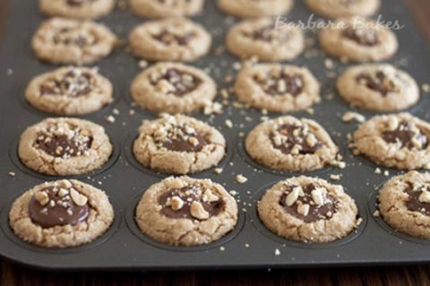 manteiga de amendoim nutella xícaras de biscoitos