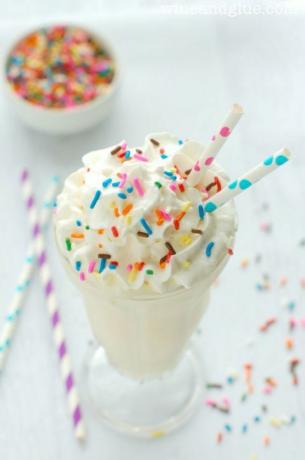 milk-shake de funfetti