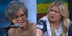 a treinadora de 'a voz' kelly clarkson e o membro do elenco de '80 for brady' sally field