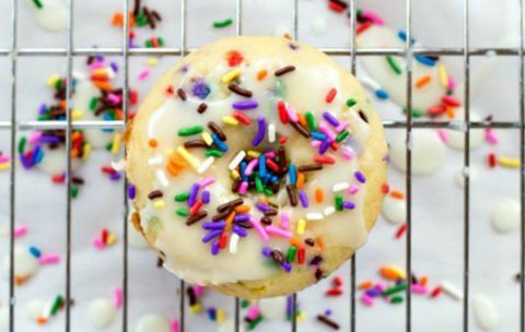 rosquinhas de funfetti