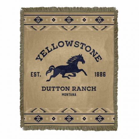 Cobertor Jacquard Tecido Yellowstone