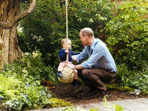 príncipe william príncipe louis balanço jardim chelsea show de flores