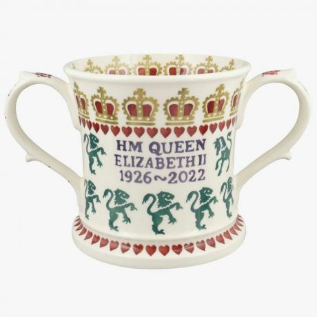 Caneca grande com duas alças Rainha Elizabeth II