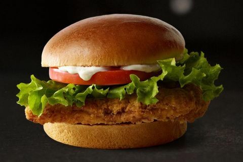 sanduíche de frango crocante com leitelho mcdonald’s