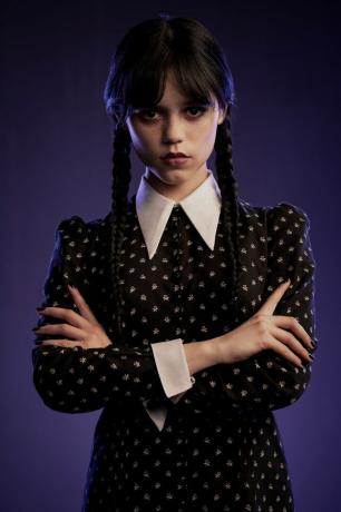 quarta-feira jenna ortega como quarta-feira addams na quarta-feira cr matthias clamernetflix © 2022