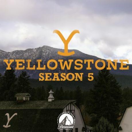 anúncio da 5ª temporada de yellowstone da rede paramount