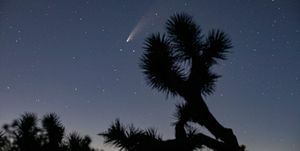 cometa neowise visível no sul da Califórnia