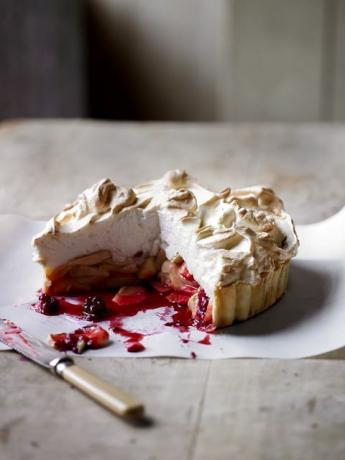 Torta de merengue de maçã