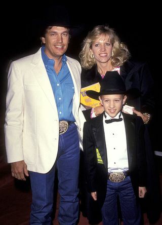 George Strait, Norma Strait e George Strait Jr.