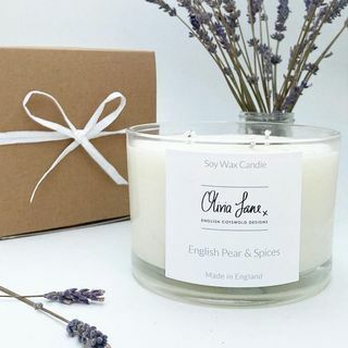 3 Wick Jumbo Candle - Pera Inglesa e Especiarias