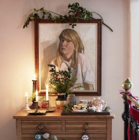 ideias de decoração de natal scandi quarto