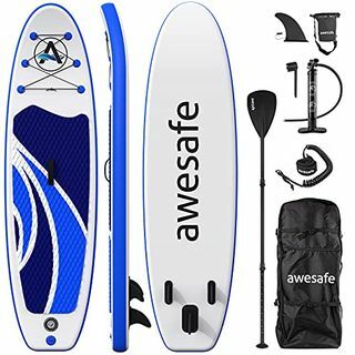 Prancha de SUP inflável Awesafe Stand Up Paddle 305 × 80 × 15 cm 