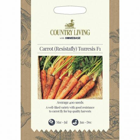 Sementes Country Living Cenoura Tozresis F1