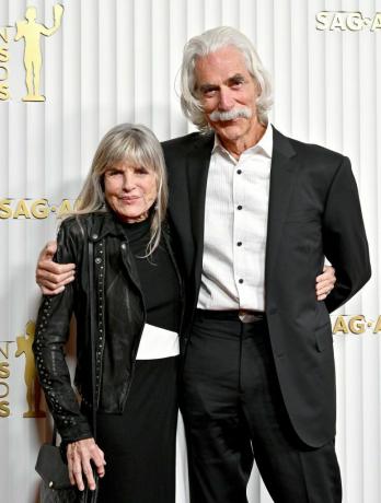 los angeles, califórnia, 26 de fevereiro katharine ross e sam elliott participam da 29ª guilda anual de atores de tela prêmios no Fairmont Century Plaza em 26 de fevereiro de 2023 em Los Angeles, Califórnia, foto de axellebauer griffinfilmmagic