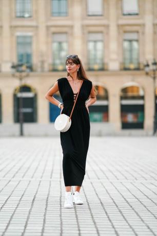 sessão de fotos de moda em paris, agosto de 2020