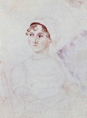 Retrato de Jane Austen por Cassandra Austen