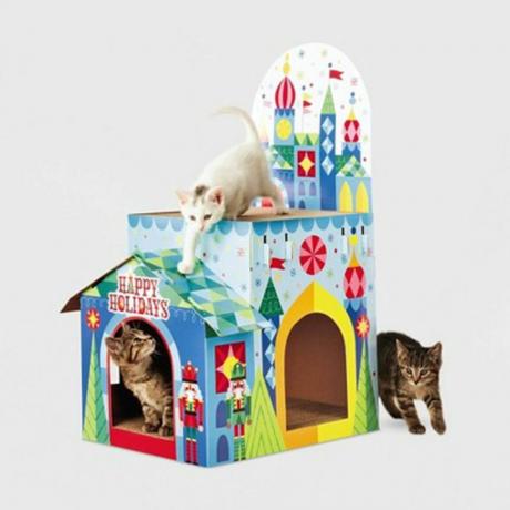 Casa para gatos de dois andares Toy Kingdom