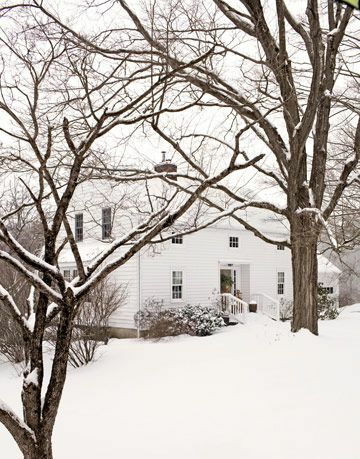 casa na neve
