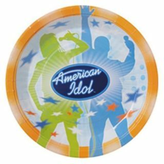 Pratos de papel 'American Idol' 