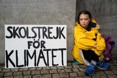 Retratos de Greta Thunberg