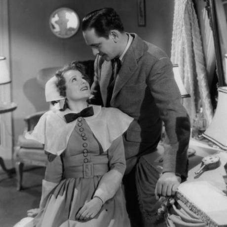 Janet Gaynor e Fredric March em 'Nasce uma estrela'