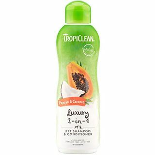 TropiClean Champô de Mamão e Coco 