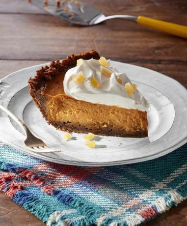 torta de abóbora com gengibre