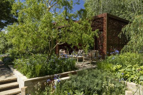 morris and co projetado por ruth willmott patrocinado por morris co show garden rhs chelsea flower show 2022