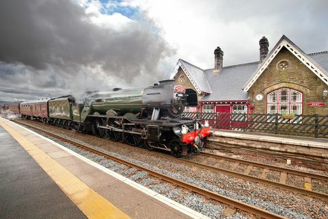 Dent Station - estrada de ferro - trem - Cumbria