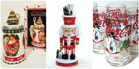 colecionáveis ​​de natal coca-cola