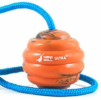 Nero Ball Ultra TM - Bola de treinamento para cães em uma corda - Brinquedo de exercício e recompensa para cães