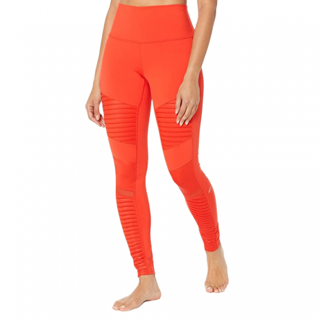 Leggings femininas moto de cintura alta