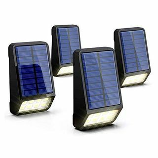 Luzes solares para cerca