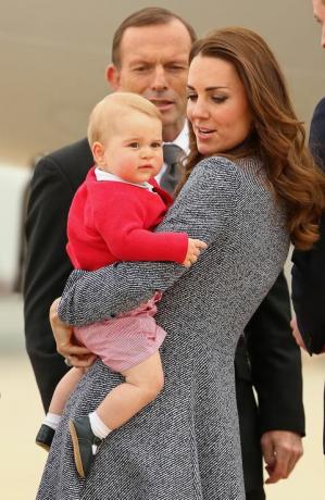 Príncipe George e Duquesa de Cambridge em turnê real na Austrália