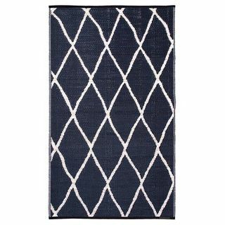 Nairobi Rug Outdoor em Natural e preto