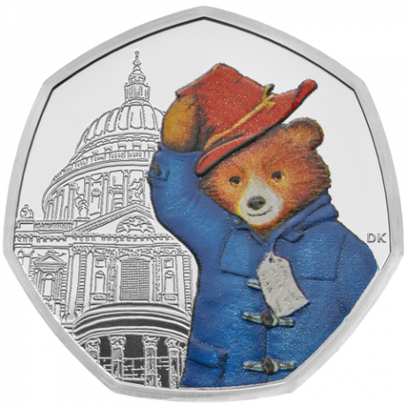 Edição de colecionador Paddington Bear Royal Mint