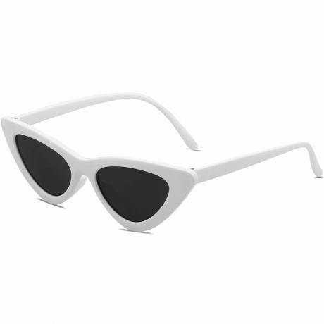 Óculos de sol gatinho branco