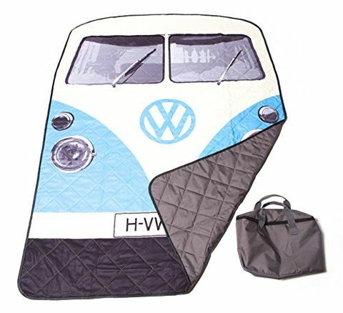 Este cobertor Volkswagen Camper Van Picnic é o melhor acessório de verão