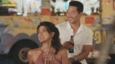 Daniel Dae Kim e Grace Park, no Havaí Five-0