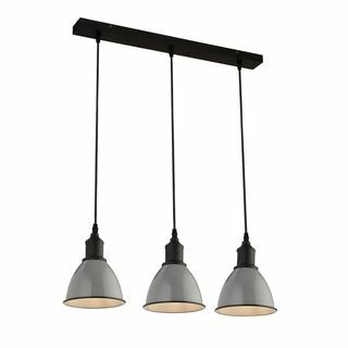 Pendente de 3 Domos de Luz Country Living Farmhouse