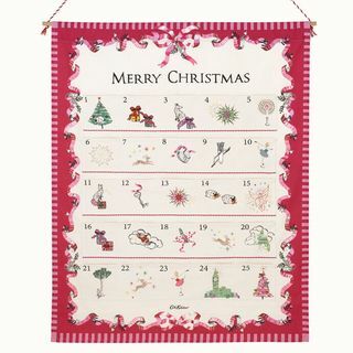 Calendário do Advento de tecido de Natal