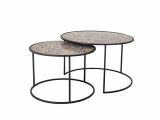 Conjunto de mesa lateral Bloomingville Frida - vidro