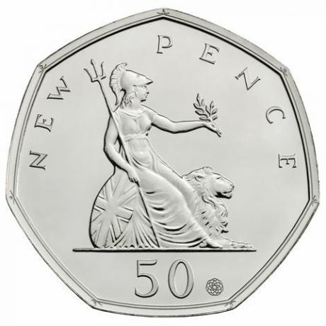 The Royal Mint lança nova moeda de 50p