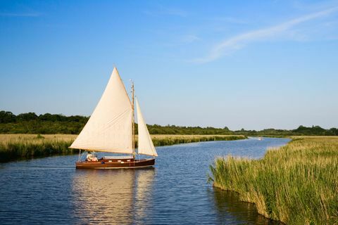 Passeio de barco no Norfolk Broads